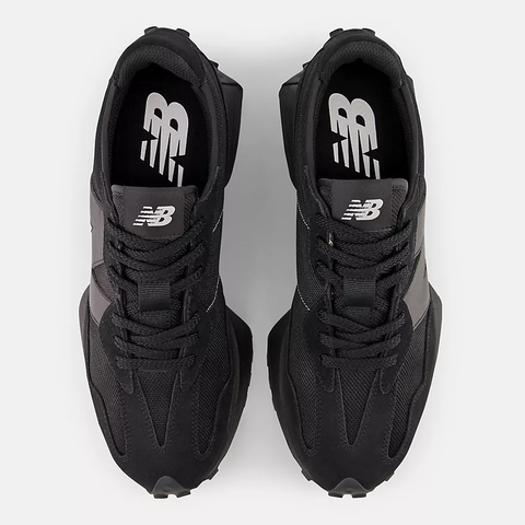 Giày Sneaker New Balance 327 chính hãng All Black Classic [Top Best Seller] - Có big size - Đen