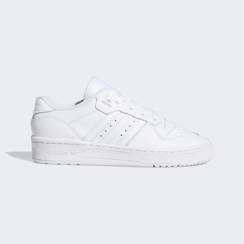 Giày Sneaker Adidas chính hãng RIVALRY LOW All White - Trắng - Size 37 1/3