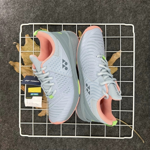Giày Tennis Yonex chính hãng Power Cushion Sonicage 3 Clay Xám - Grey - size 35 35.5 36 36.5 37 37.5 38 39 39.5 40 40.5