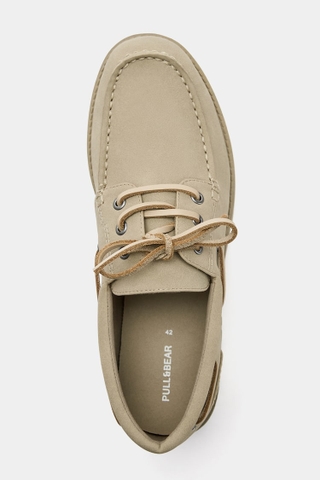 Giày Pull&Bear chính hãng Lace-up deck shoes - size 40 41 42 44 45 46