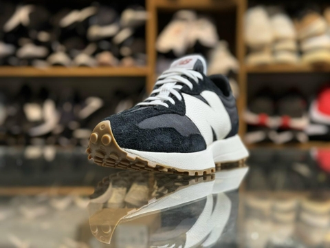 Giày Sneaker New Balance 327 chính hãng Black White Classic [Top Best Seller] - Đen Trắng - Có big size