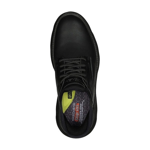 Giày Skechers Oxford chính hãng USA Garza Gervin Black - Đen