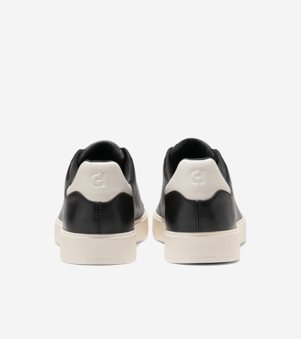 Giày hiệu Cole Haan chính hãng GrandPro Luxe Slip-On Sneakers Black White - Đen Trắng