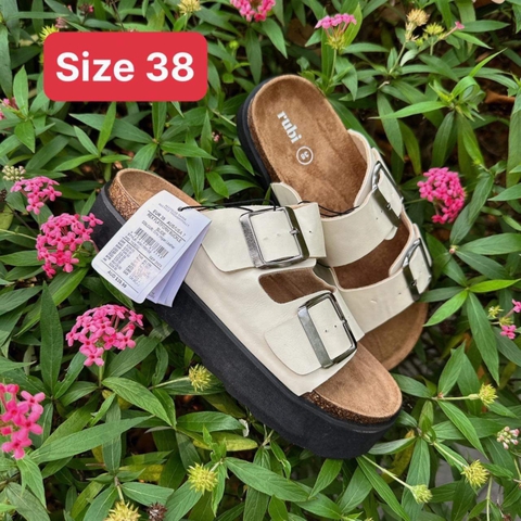 Dép đế trấu chính hãng Châu Âu size 38