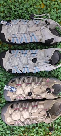 Giày dép KEEN Drift Creek H2 Sandals VAPOR/PORCELAIN authentic - Xám xanh chính hãng