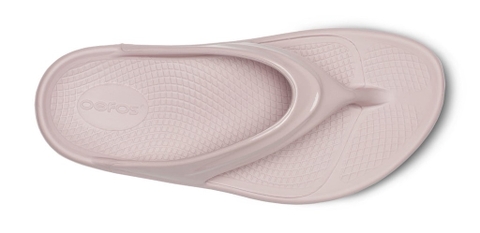 Dép phục hồi sức khoẻ chính hãng OOFOS Healthy Platform Pink Sandal - Hồng đế cao