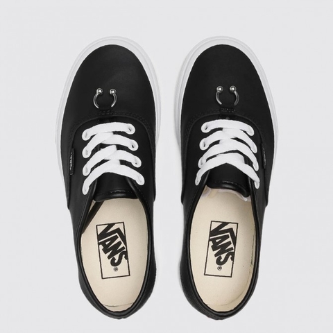 Giày Vans chính hãng Authentic Piercing Black White Leather