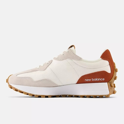 Giày Sneaker New Balance 327 chính hãng Classic Red Cream [Top Best Seller] - Có big size - Đỏ cam Kem