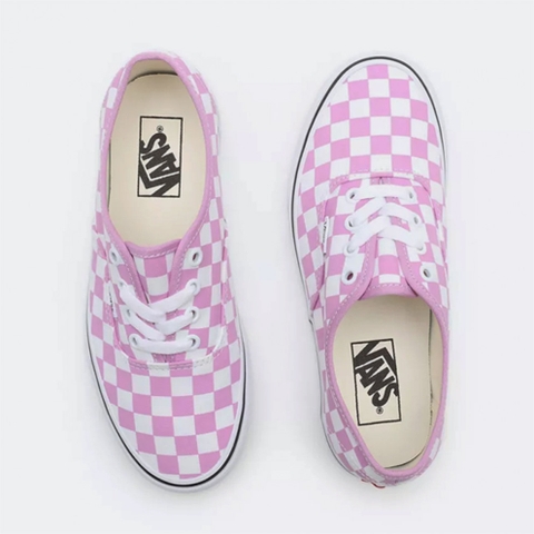 Giày Vans Authentic Checkerboard Purple - Tím