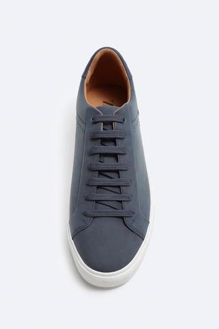Giày sneaker Zara chính hãng Navy White Classic - Xanh navy Dáng cổ điển