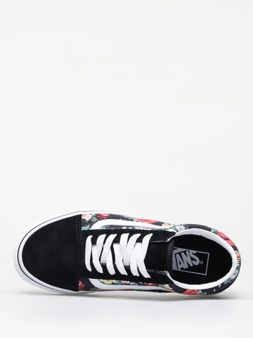 Giày Vans chính hãng Old Skool Garden Floral Black White