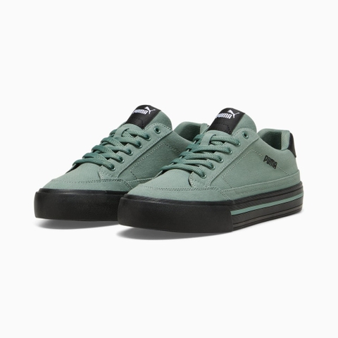 Giày sneaker thể thao Puma chính hãng Court Classic Vulcanized Eucalyptus - Xanh đen