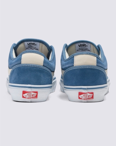 Giày Sneaker Vans chính hãng Chukka Low SIDESTRIPE CREAM / LIGHT NAVY - Xanh