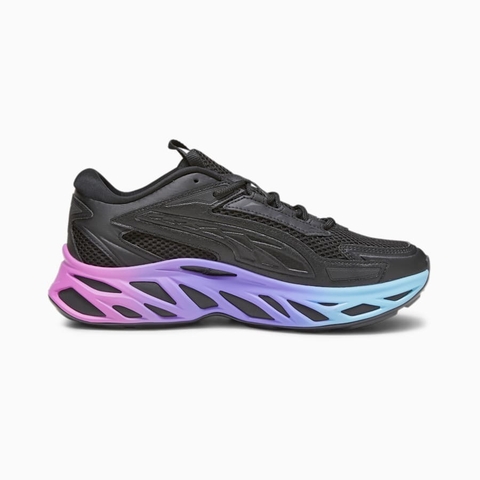 Giày Puma chính hãng EXOTEK Nitro Racing Black Purple - Đen xanh tím size 42