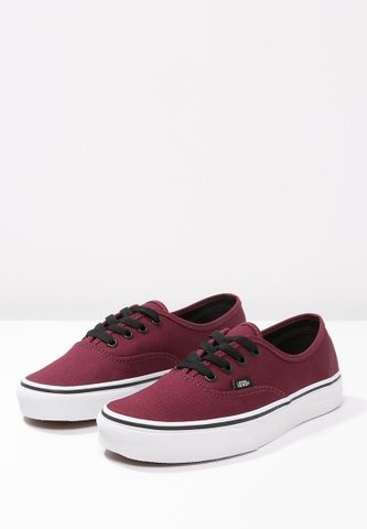 Giày sneaker chính hãng Vans Chính Hãng Authentic Bordeaux - Đỏ đô - size 42