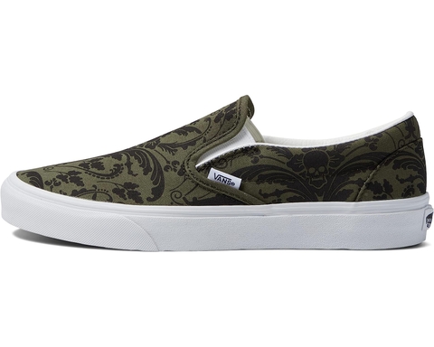 Giày Vans chính hãng Skull Tapestry Grape Leaf/True White