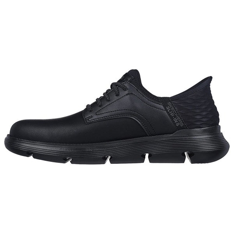 Giày Skechers Oxford chính hãng USA Garza Gervin Black - Đen
