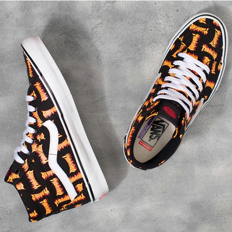 Giày Sneaker Vans chính hãng Vans Sk8-Hi Thrasher Skate Black