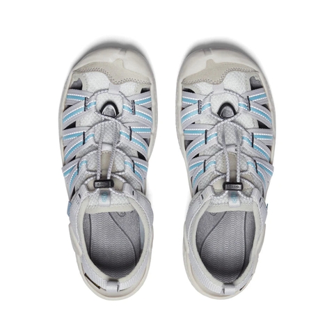 Giày dép KEEN Drift Creek H2 Sandals VAPOR/PORCELAIN authentic - Xám xanh chính hãng