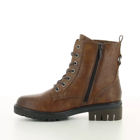 [ Hàng Auth - Full box ] Giày boots chính hãng Mustang Natural Leather - thương hiệu châu Âu - size 37 only