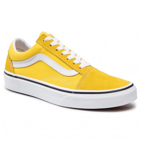 Giày Vans chính hãng Old Skool Vibrant Yellow True White