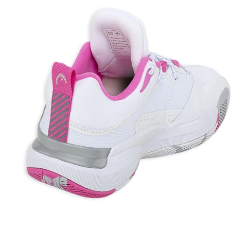 Giày thể thao Indoor Pickleball - Tennis - Padel Head chính hãng trắng hồng - Pink White