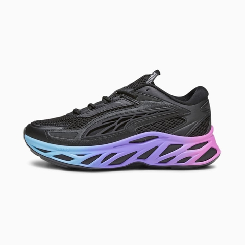Giày Puma chính hãng EXOTEK Nitro Racing Black Purple - Đen xanh tím size 42