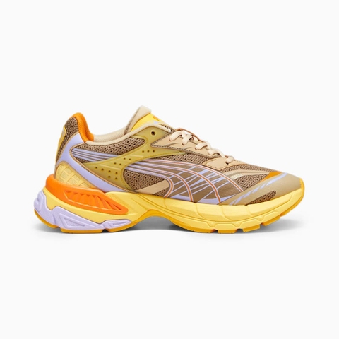 Giày Sneaker Puma Velophasis Muticolor Chocolate Chip-Flaxen - Cam Vàng Nâu - size 41