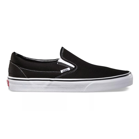 Giày Vans chính hãng Slip on Classic Black White - Đen Trắng - Top Best Seller