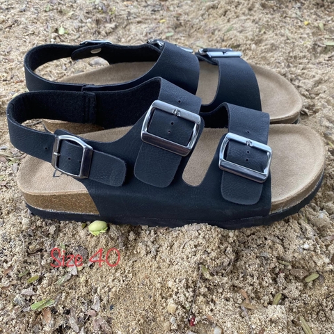 Dép đế trấu chính hãng Châu Âu nam size 39 40 41 42 43