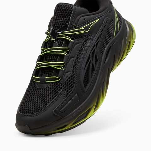 Giày Puma chính hãng EXOTEK Nitro Racing Black Green - Đen xanh size 42
