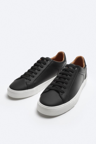 Giày sneaker Zara chính hãng Black White Classic - Dáng cổ điển