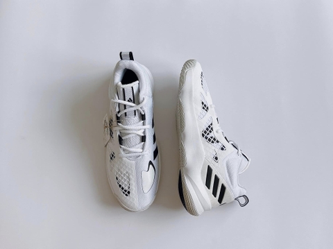 Giày Thể Thao Bóng rổ Adidas PRO N3XT 2021 White chính hãng - Trắng Đen - size 42 2/3