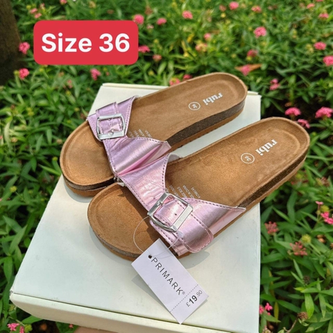 Dép đế trấu chính hãng Châu Âu size 36 37