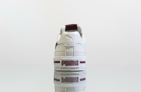 Giày thể thao sneaker chính hãng Puma Court Classic Vulcanised Formstrip Unisex White Red -  Trắng đỏ