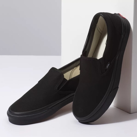 Giày Vans chính hãng Slip on Classic All Black - Đen  - Top Best Seller