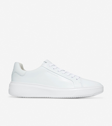 Giày hiệu Cole Haan chính hãng GrandPro Topspin Sneakers All White - Trắng