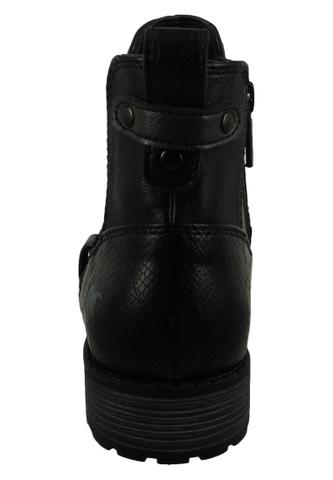 [ Hàng Auth - Full box ] Giày Boots chính hãng Mustang Ankle boots schwarz size 37 - Đen