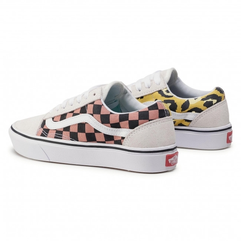 Giày Vans chính hãng ComfyCush Old Skool MIXED MEDIA WHITE