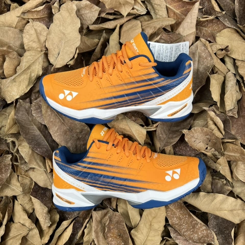 Giày Thể thao Tennis Yonex chính hãng Power Cushion Team AC Cam Xanh - Orange Shoes - size 35 37.5 38 39 39,5 41 43 45