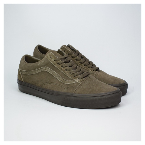 Giày Vans chính hãng Old Skool Suede Mix Teak - Da lộn