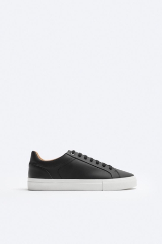 Giày sneaker Zara chính hãng Black White Classic - Dáng cổ điển