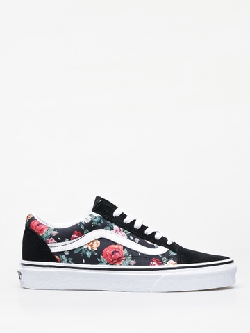 Giày Vans chính hãng Old Skool Garden Floral Black White