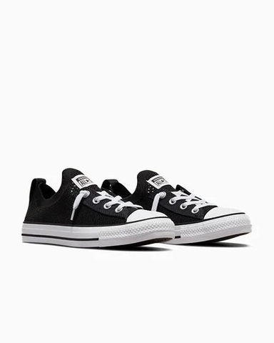 Giày Converse chính hãng Chuck Taylor All Star Shoreline Knit Slip on Black White - Đen Trắng