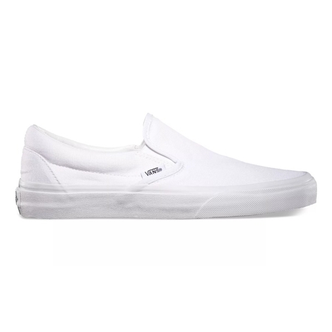 Giày Vans chính hãng Slip on Classic White - Trắng - Top Best Seller