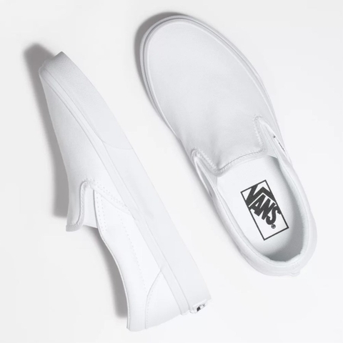 Giày Vans chính hãng Slip on Classic White - Trắng - Top Best Seller