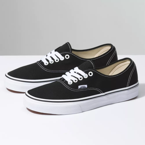 Giày Vans chính hãng Authentic Classic Black White - Đen Trắng - Top Best Seller