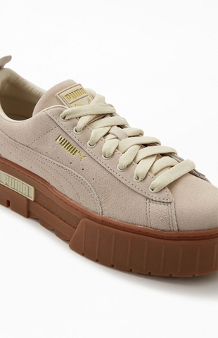 Giày Puma chính hãng Mayze Platform  Beige Tan Gum - Be