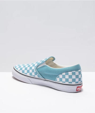 Giày Vans chính hãng Slip On Checkerboard Delphinium Blue