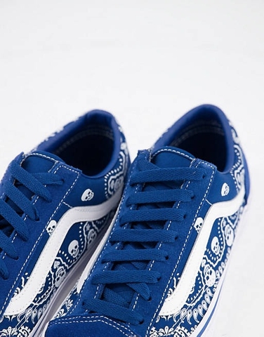 Giày Vans chính hãng Old skool Style 36 Bandana sneakers in blue/white